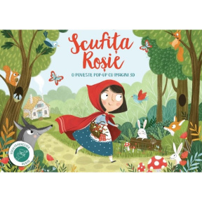 O poveste pop-up cu imagini 3D. Scufița Roșie