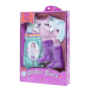 Set îmbrăcăminte Glitter Girls 35 cm. Unicorn Regular