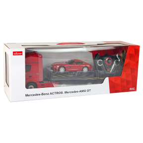 Mașină cu telecomandă RASTAR 1:24 Mercedes-Benz Antos, roșie