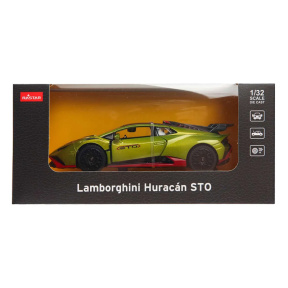 Машина Die cast Lamborghini Huracan STO, зеленая