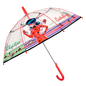 Umbrelă transparentă Ladybug