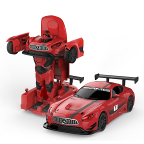 Машина Die cast Mercedes-Benz GT3 Transformable car, красный