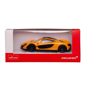 Машина Die cast scale McLaren P1, желтая