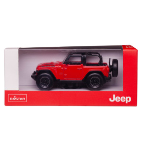 Mașina Die cast JEEP Wrangler Rubicon, roșie