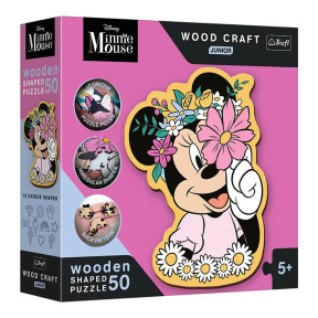 Puzzle- "50 Wood Craft Junior" - In Minnies world / Disney Minnie