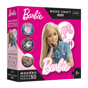 Пазлы - "50 Wood Craft Junior" - Beautiful Barbie / Mattel, Barbie