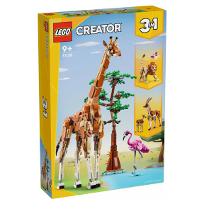 Constructor LEGO Creator Safari cu animale sălbatice