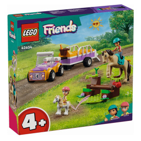 Constructor LEGO Friends Remorcă cu cai și ponei
