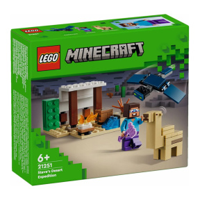 Constructor LEGO Minecraft Expediția lui Steve în deșert