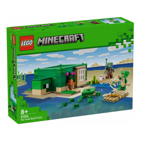 Конструктор LEGO Minecraft Черепаховый пляжный домик