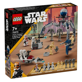 Constructor LEGO Star Wars Pachetul de luptă Clone Trooper și Battle Droid