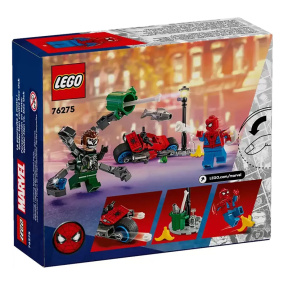 Constructor LEGO Marvel Motocicletă Chase: Spider-Man vs. Doc Ock