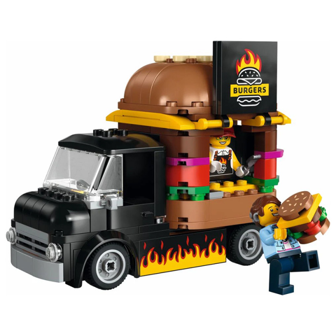 Constructor LEGO City Camion cu burgeri