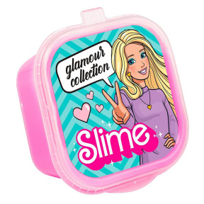 Игрушка "Slime" Glamour collection, розовый с шариками 60 г.