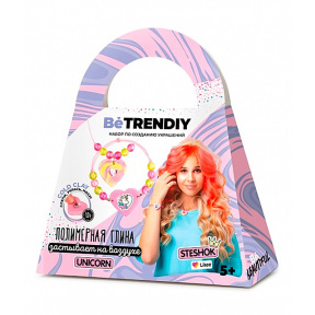 Set pentru creație din argilă polimerică "Be TrenDIY" COLD CLAY UNICORN