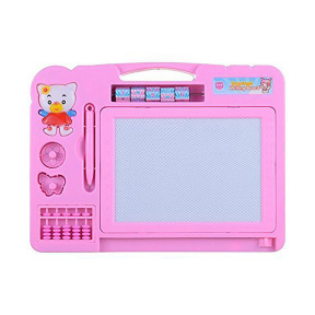 Доска магнитная для рисования кошечка, розовая