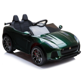 Электромобиль Jaguar F-TYPE, зеленый