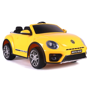 Mașină electrică Beetle Dune, galbenă