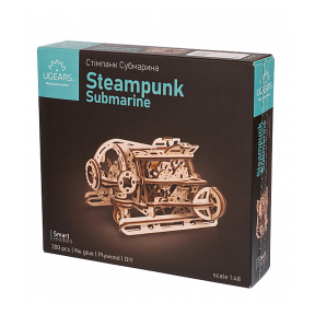 Constructor din lemn Steampunk Submarine