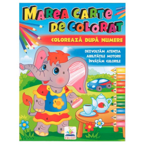 Marea carte de colorat. Colorează după numere