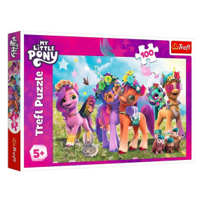 Puzzle "100" -  Funny Ponies / Hasbro, My Little Pony