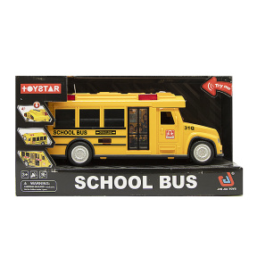 Инерционный автобус "School Bus", 1:14