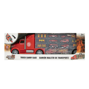 Игровой набор " Fire Transporter Truck" с машинками