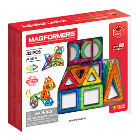 Constructor magnetic Basic 42 elemente