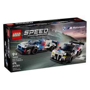 Конструктор LEGO Speed Champions Гоночные автомобили BMW M4 GT3 и BMW M Hybrid V8