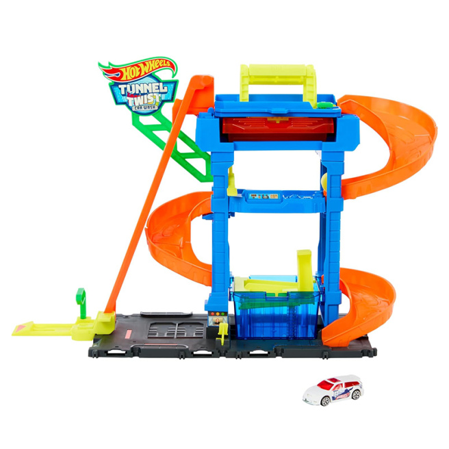 Игровой набор Hot Wheels Tunnel Twist Car Wash