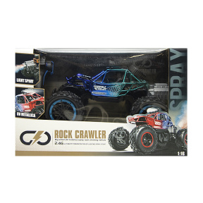 Машина 1:16 на п/у "Rock Crawler spray climbing", синяя, код 682072