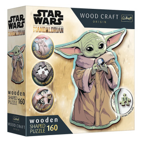 Puzzle- "160 Wooden Shaped Puzzles" - Grogu / Lucasfilm