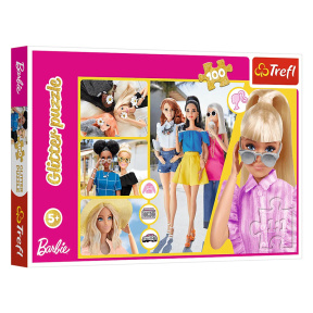 Пазлы "100 Glitter" - Glitter Barbie / Mattel, Barbie