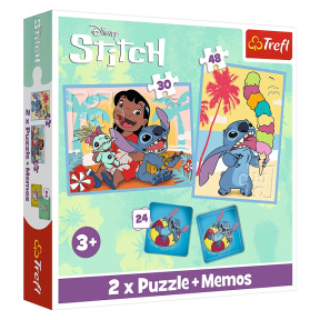 Puzzle "2in1+memos"-"Happy Lilo&Stitch day / Disney Lilo&Stitch"