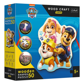 Puzzle- "50 Wood Craft Junior" - Funny PAW Patrol / Viacom PAW Patrol