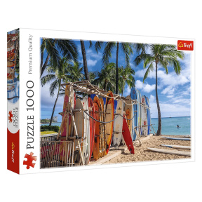 Puzzle "1000" - "Waikiki Beach, Hawaii"