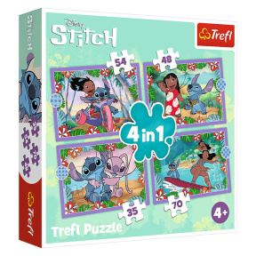 Puzzle "4in1" - "Lilo&Stitchs crazy day / Disney Lilo&Stitch"