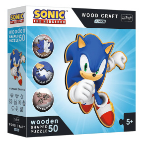 Puzzle- "50 Wood Craft Junior" - Smart Sonic / SEGA Sonic The Hedgehog