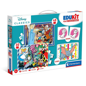 Puzzle 4in1  Disney Classics Edukit