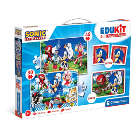 Puzzle 4in1  Sonic Edukit