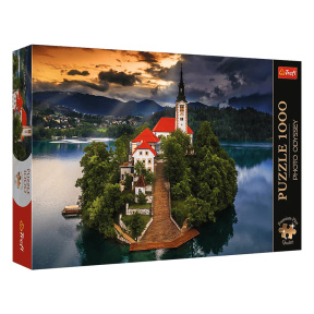 Puzzle "1000 Premium Plus" - "Photo Odyssey: Lake Bled, Slovenia"