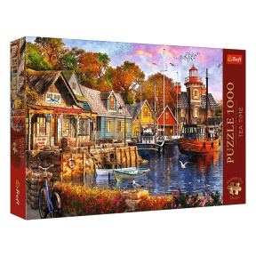 TF Puzzle "1000 Premium Plus" - "Tea Time: Seaside Harbour", cod 60268