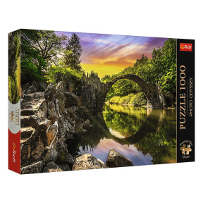 Puzzle "1000 Premium Plus" - "Photo Odyssey: Rakotz Bridge in Kromlau, Germany"