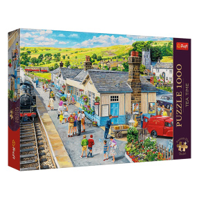 Puzzle "1000 Premium Plus" - "Tea Time: The Village Station"