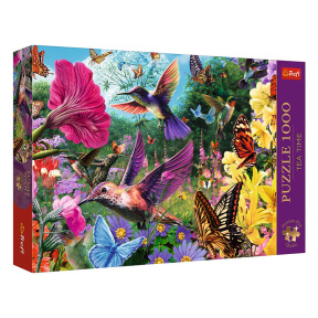 Puzzle "1000 Premium Plus" - "Tea Time: Hummingbird Garden"