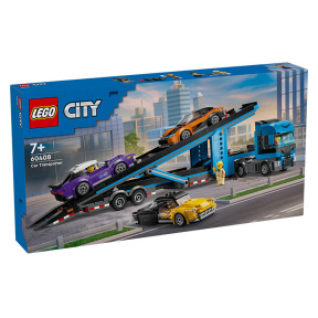 Constructor LEGO City Un camion cu mașini sport