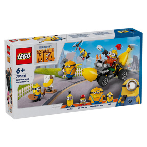 Constructor LEGO Minions Minionii și mașina cu banane