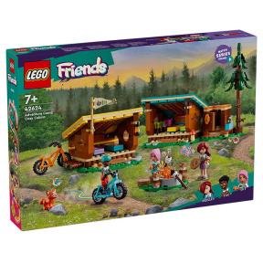 Constructor LEGO Friends Tabără de aventură, cabane confortabile