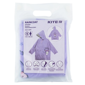 Pelerină de ploaie pentru copii KITE Kuromi, 70x46cm, 6-8 ani