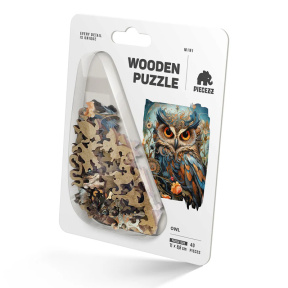 IQ Mini Puzzle (40 elemente) Bufniță
